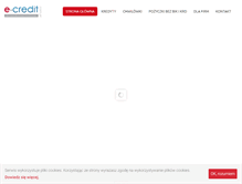 Tablet Screenshot of e-credit.com.pl